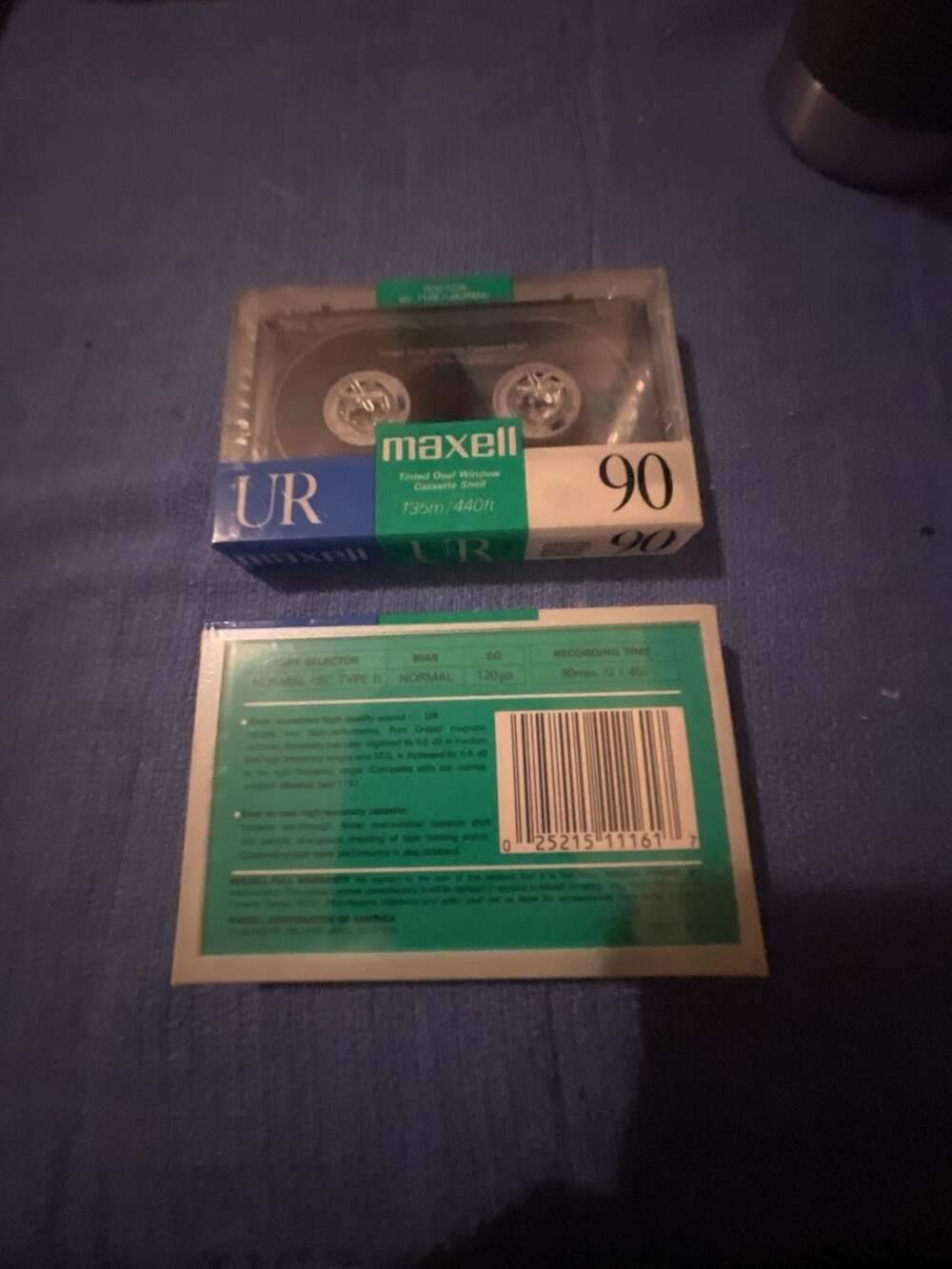 2 Maxell UR 90 Normal Bias Audio Cassette Tape